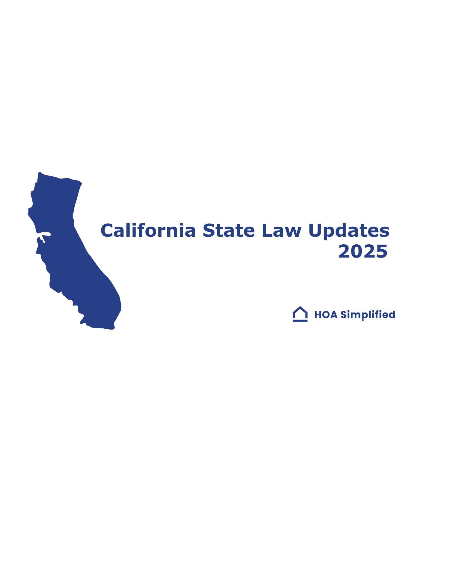 California HOA Law Changes: 8 Critical Updates for 2025